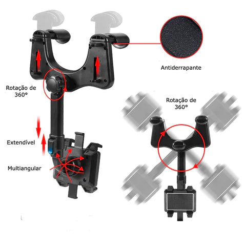 Suporte de Celular para Carros Multiangular